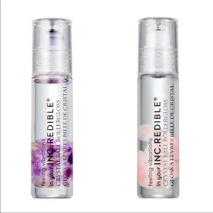Nails Inc. Crystal Ball Roller Gloss Duo in Rose Quartz & Amethyst